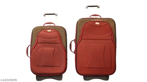 VIDHI Sydney Premium Suitcase Combo – Pack of 2 (Maroon)