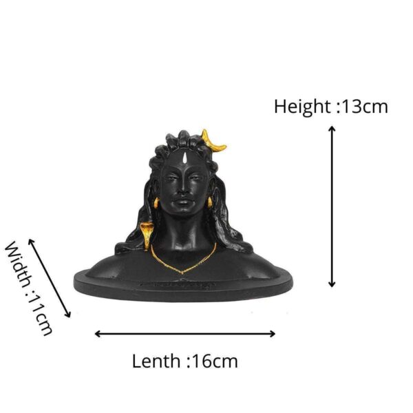 Adiyogi Statue for Car Dashboard | Car Dashboard God Idol | Shiva Idol Statue for Home and Office - Image 3