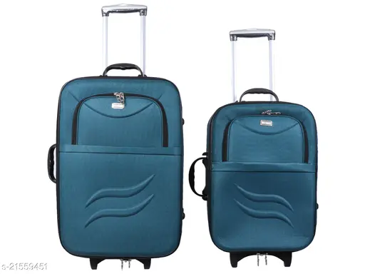 VIDHI Suitcase Combo Set – Pack of 2 Durable Travel Bags