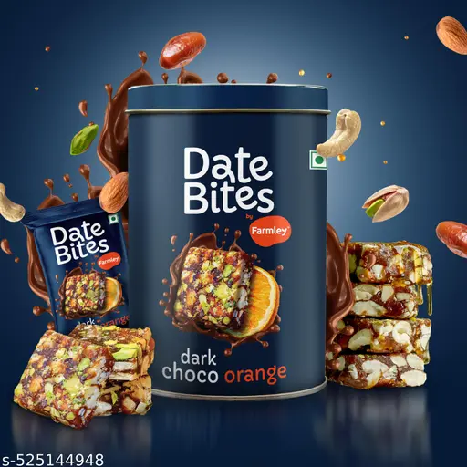 Farmley Dark Choco Orange Date Bites Dessert 200g