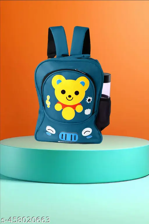 ZOVIRA Unisex Kids School Bag Cartoon Backpacks For /Boy/Girl/Baby/ (3-12 Years) Waterproof School Bag (Light Blue 21 L)