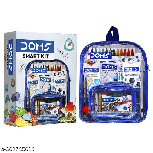 DOMS SMART KIT WITH 12 EXITED UNIQUE STATIONERY ITEMS