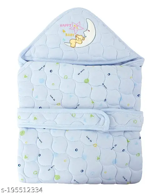 Woollen Baby Hooded Wrapper cum Blanket – Pack of 1