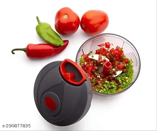 Kitchen Chopper for Fruits & Veggies | Multi-Function Dry Fruit Cutter and Slicer | Vegetable and Fruit Chopper with Storage | Portable Slicer for Nuts and Dry Fruits |