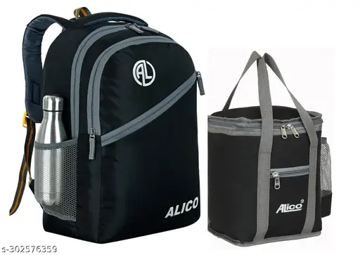 35 L Casual Waterproof Laptop Bag/Backpack for Men Women Boys Girls/Office School College Teens & Students WITH 1 LUNCH BAG FREE