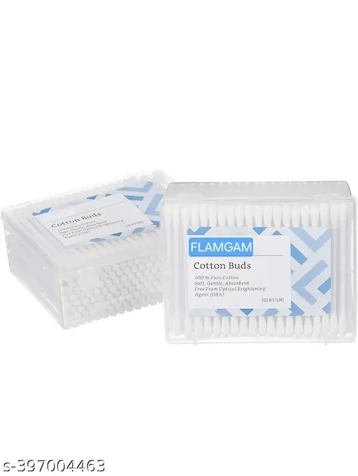 FLAMGAM cotton buds ear cleanser 200 sticks pack of 2 Name: Flamgam cotton buds ear cleanser 200 sticks pack of 2 Product Name: Fcotton buds ear cleanser 200 sticks pack FLAMGAMcotton buds ear cleanser 200 sticks pack of 2 Country of Origin: India