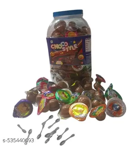 SMARK choco cups filled with creamy choco and crispy biscuits ( PACK OF 1 )