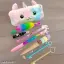 4PCS of Never Ending Inkless Pencils | Everlasting Replaceable Graphite Extra 2PCS Nib | Portable Eraser | Reusable Unlimited Writing Stationary Metal Pencil Set (Multicolor)