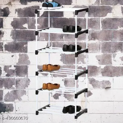 Easy to Assemble, Space Saving Shelves Shoe Rack 6 Step