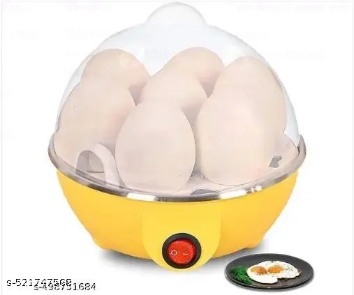 Single Layer Egg Boiler – Ultra-Compact Electric Egg Cooker for Perfectly Boiled Eggs, Easy to Use and Space-Saving Design