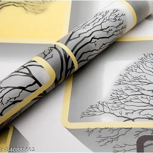 Decor Design Kitchen Wallpaper Rolls For Home Decoration Wall Sticker for Kitchen Wallpaper for wall wallpaper stickers for room home decor items 45cm x 250cm (12 Sq ft)