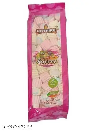HotFire Fluffey Marshmallow 120g, 80 PCS (100% vegetarian)