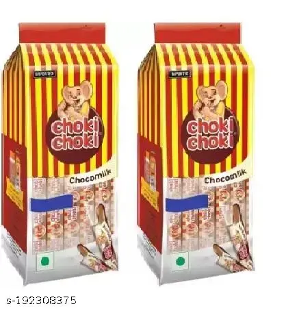 CHOKI CHOKI Choco Milk Stick Pouch – 250g |50 Pieces in Each| (Pack of 2 )