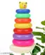 Educational Teddy Stacking Ring Big (7 Rings). let Your Child Learn Colours, Stacking and Sorting (Assorted Colour Head)