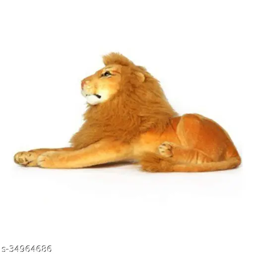 Original Looking Premium Material Quality Soft Toy Lion Wild Animal for Kids, Decorate Car, Home 30 Cm