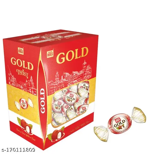 Hugs Gold Twist Milk Chocolate | Chocolate Gift Box (30 pcs)