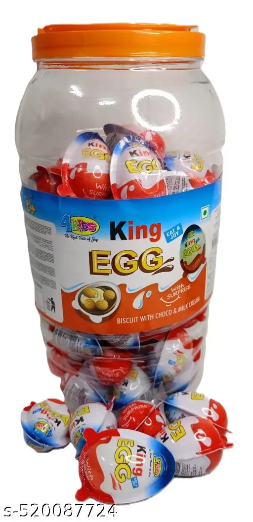 SMARK Chocolate Eggs with Surprise Toy Tasty Chocolate Snacks for Kids ( PACK OF 1 )