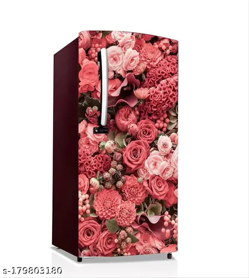 Wallpaper Solution Decor Sticker For Single Fridge / Single Door / Almirah /Size 24×49 inch