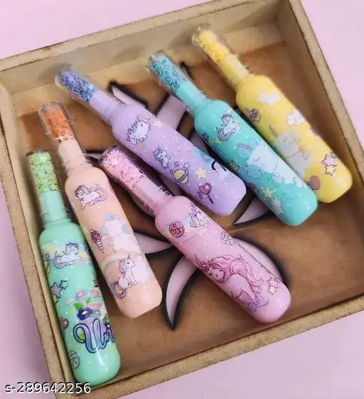 Highlighter for Boys/Highlighter Marker Pen for Kids | Unicorn Stationary for Girls | Multicolor Highlighter Stationery Pen for Study Return Gifts (1 Set 6 Piece)